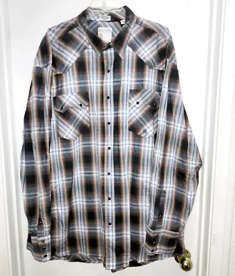 Roper Western Shirt Long Sleeve Size 3XL Lot#7 • $10