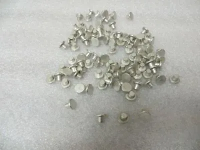 3/16” X 5/16” Flat Head Steel Solid Rivets 75 Pcs. New #80 • $12.75