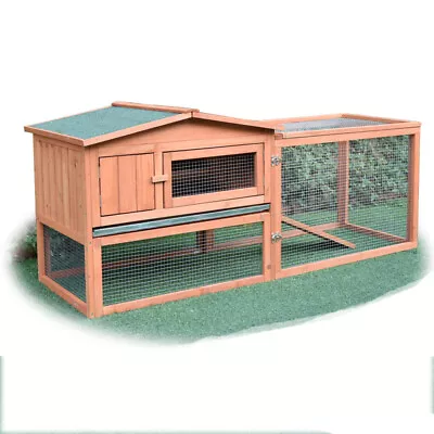 PawHub Rabbit Hutch Chicken Coop Guinea Pig Ferret Quail Cage Hen Run Outdoor D2 • $149