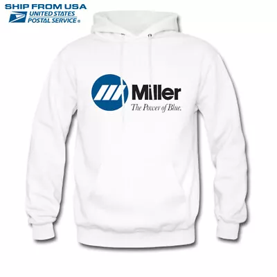 Miller Welding Logo Hoodies & Sweatshirts Size S-5XL Ship From USA • $40.99