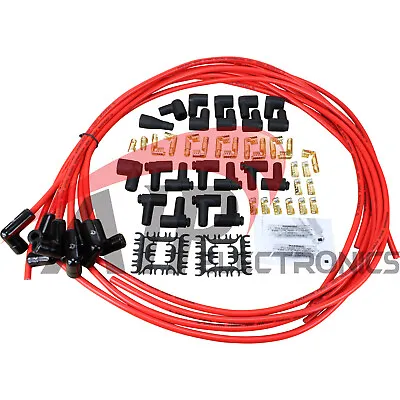 Dragon Fire 8.5mm RACE CERAMIC Spark Plug Wire Set 90 Female Socket & Male HEI • $162.95