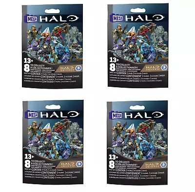 4 - Mega Construx Halo Infinite 343 Series 3 Mini Figure Blind Bags 4 Random New • $24.99