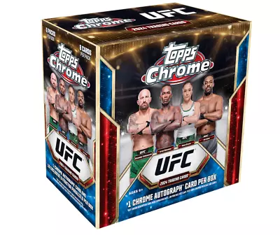 2024 Topps Chrome UFC Factory Sealed Mega Box NEW - Free Shipping IN-HAND! • $69.97
