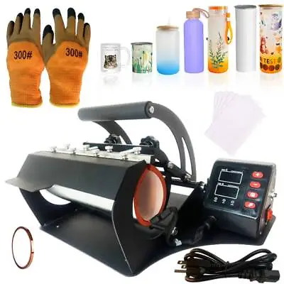 Mug Heat Press Tumbler Heat Press Machine Sublimation Printing 11-30oz Cup • $109.99