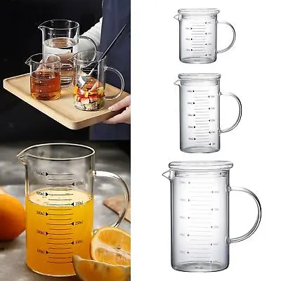 Household Measuring Cup With Scale   Drink   Sealed For Milk • £11.59