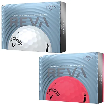 Callaway Ladies REVA Golf Balls Sleeve Dozen Pack Select Quantity Colour • $26.37