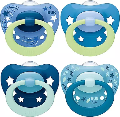 £10.80 • Buy NUK Signature Dummies BPA Free Orthodontic Soothers 18-36 Months (Pack Of 4)