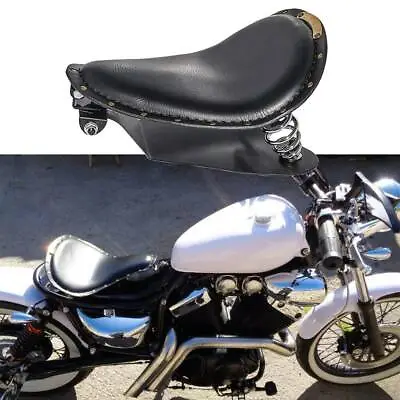 Black Solo Seat Spring W/ Base For Yamaha Virago XV1100 XV250 XV535 XV750 Bobber • $69.38