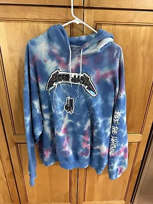 Metallica 2xl  54” Chest Ride The Lightening Tie Dye Hoodie Hoodie Sweatshirt • $29.99