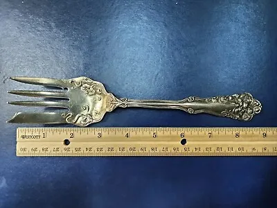 Pat'd 1904 Wm Rogers Silverplate Cold Meat? Serving Fork No Mono • $24.95