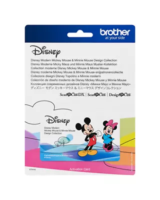 Brother CADSNP10 Disney Mickey Mouse And Minnie Mouse Pattern Collection • $36.99
