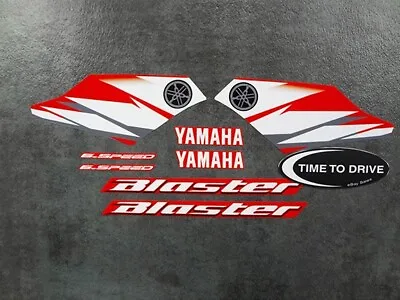 06' 2006 Yamaha Blaster 200 Decals RED/White Stickers Quad Graphics 8pc • $42.99