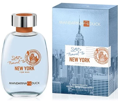 $44 • Buy Perfume For Men Mandarina Duck Let's Travel To New York For Man EDT 100ml/3.4oz