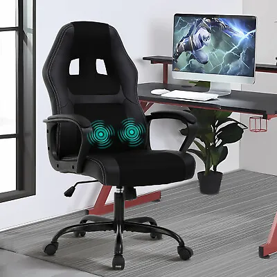 Ergonomic Massage Gaming Chair Office Racing Desk Chair Swivel Computer Chair  • $75.99