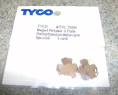  6  Pieces Tyco Harley Motorcycle Magnet Retainer & Plate • $15