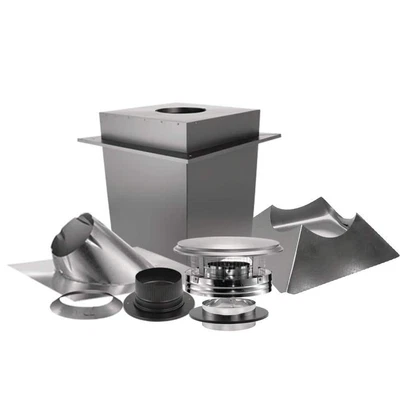 $286.77 • Buy DuraVent Chimney Pipe 6 X17  Triple-Wall W/Pipe Up Through Ceiling Basic Install
