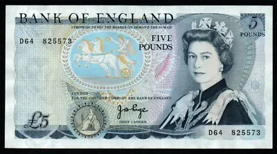 ND(1971-72) 5 Pounds NEAR PERFECT CONDITION Bank Of England BETTER Pick #378A! • $62.99