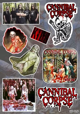 Cannibal Corpse Sticker Pack | Kill American Death Metal Music Band Logo • $6.99