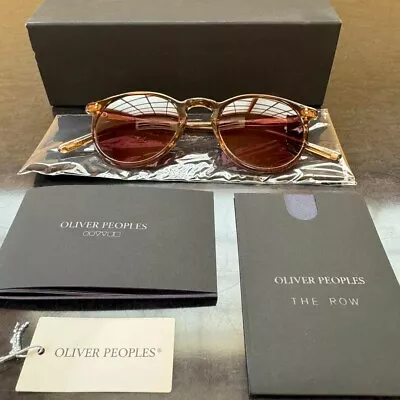 OLIVER PEOPLES × THE ROW Sunglasses 48 21 145 Made In Japan USED • $269.73