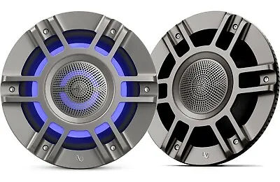 NEW Infinity Kappa Marine 8135M 8  3-way Marine Speakers W/ Built-in RGB LED  • $269