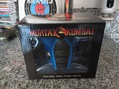 Mortal Kombat Sub Zero Plastic Adult Cosplay Mask • $39