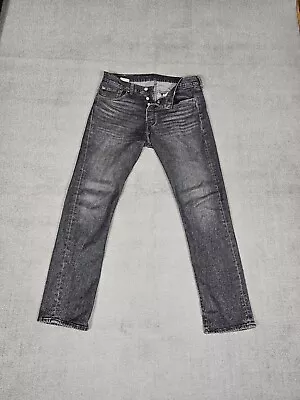 Mens Levis 501 Original Fit Jeans 31x32 Button Fly StoneWash Denim Pants • $30