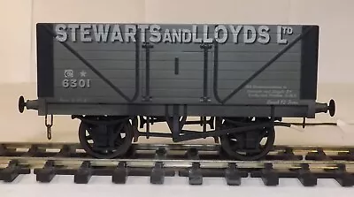 Dapol 7f-080-001 O Gauge 12 Ton 8 Plank Open Wagon - Stewarts And Lloyds • £45