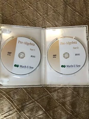 Math-U-See Pre-Algebra DVDs Two Pack MathUSee Math U See Instructional • $19.99