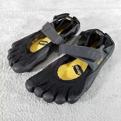 Vibram FiveFingers Womens 40 Black W118 Sprint Minimalist Running Barefoot Shoes • $39.95