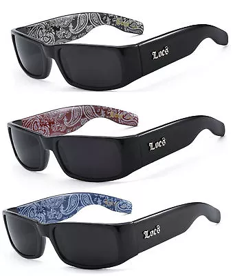 Authentic Mens OG Locs Rectangular Gangster Sunglasses With Hard Case • $58