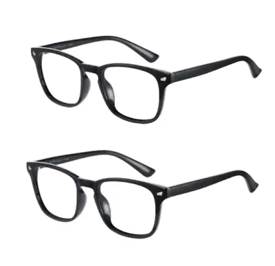 2 Pair Mens Unisex Blue Light Blocking Reading Glasses  Anti Blue Light Readers • $5.99
