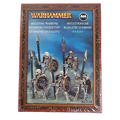 Warhammer Skeleton Warriors Soulblight Gravelords AoS New In Box OOP • $39.95