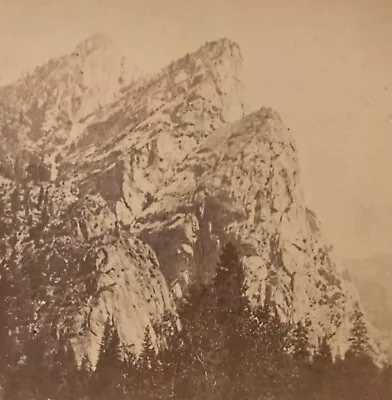 StereoView Photo Card Three Brothers Rock Formation Yosemite - California Views • $20
