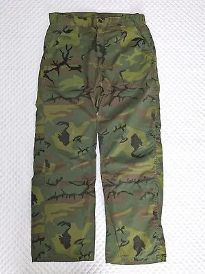 Vietnam War Era Early Poplin Non Ripstop ERDL Camo Pants Trousers • $120