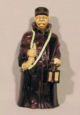 Vintage Earthenware Figural Decanter - Watchman - Moriyama - Made In Japan • $15