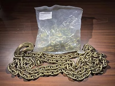 Cargo Tie Down Aircraft HMMWV Car Boat Flagbed Tow Chain W/ Hook 10000 Lbs Load • $29.99