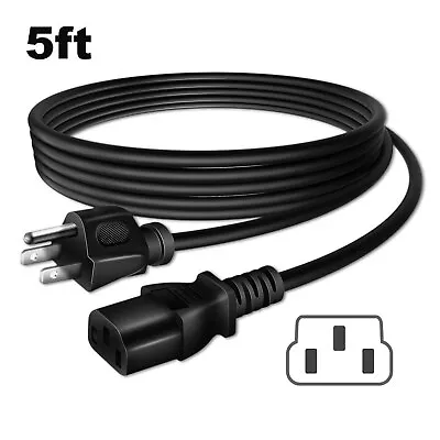 5ft UL AC Power Cord For Mackie MR5mk3 MR6mk3 5.25 6.5 Powered Studio Monitor • $8.90