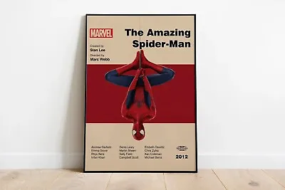 Spiderman - Marvel - Avenger - Minimal Superhero Wall Digital Art Poster Decor • $6.41