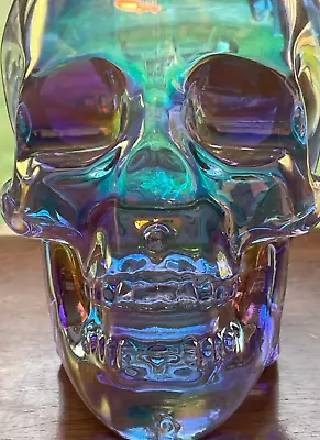 AWESOME! Crystal Head Aurora Vodka Skull Bottle (Empty) 750ml W/Original Stopper • $79.99