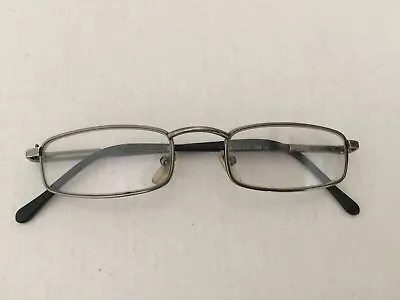 Versace True Vintage EyeGlasses M04 Matte Silver/ Black Frames Made In Italy • $69