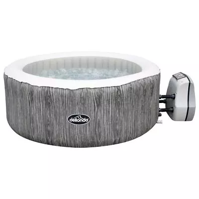 Sealey Dellonda 4-6 Person Inflatable Hot Tub Spa With Smart Pump - Wood Effect  • £315.12