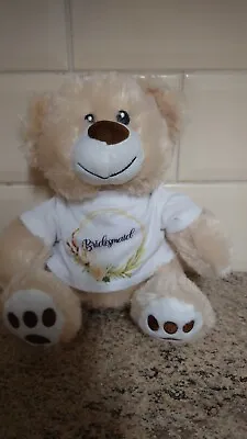 £15 • Buy Bridesmaid Teddy Bear Wedding Favour Thank You Gift