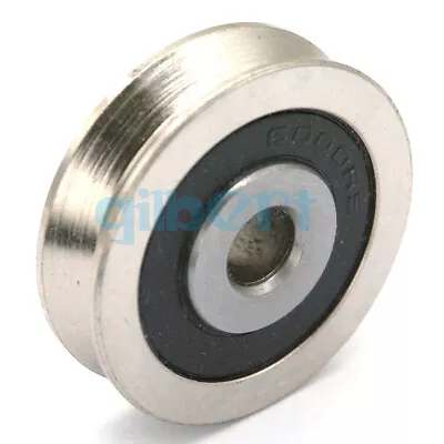 $4.89 • Buy 6x30x8mm V Groove Width 5.5mm Guide Pulley Sealed Rail Ball Bearing