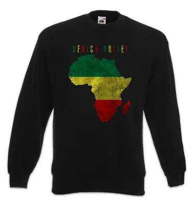 Africa Unite Sweatshirt Pullover Rasta Rastafari Babylon Irie Reggae Jamaica Jah • £34.74