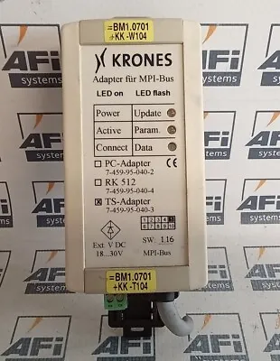 Krones 7-459-95-040-3 MPI-Bus TS-Adapter • $125