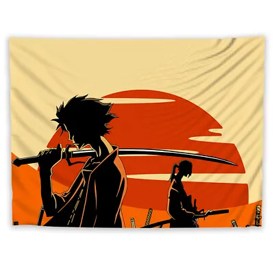 Samurai Champloo Fuu Mugen Jin Tapestry Art Wall Hanging Cover Poster • $12.99