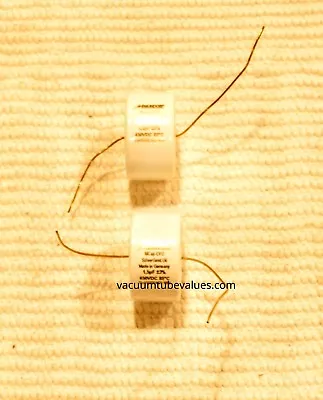 PAIR (TWO) Mundorf MCap EVO Silver-Gold Oil Capacitor 1.5uf 1.5 Uf 450VDC • $68.95