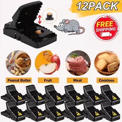 12 Pack Mouse Traps Rat Mice Killer Snap Trap Power Rodent Heavy Duty Pest Trap • $14.79