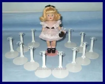 12 White Kaiser 1101 Miniature Doll Stands For 5-1/2  MINI GINNY • $28.99