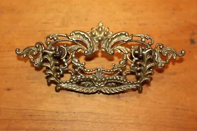 Antique Victorian Ornate 6-3/8  Cast Bronze Furniture Drop Bail Drawer Pull G-19 • $25.75